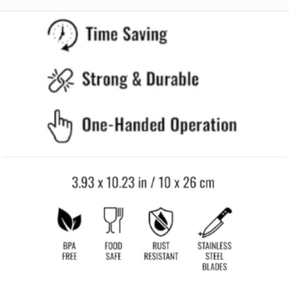 Food Chopper~Push Green Chopper, By Gourmet Good Grips~NEW - Picture 6 of 9